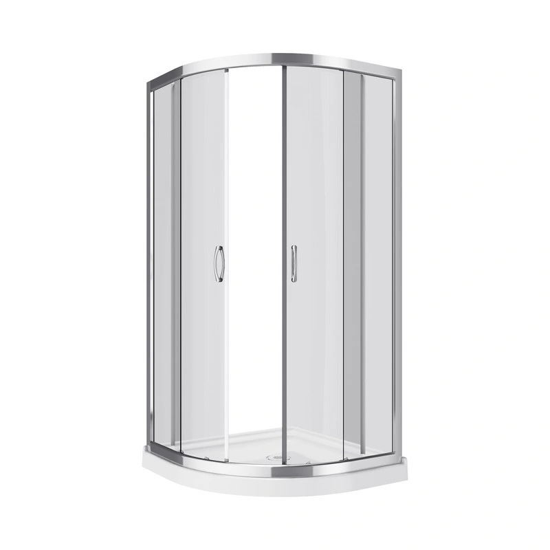 Easy Installation Luxury Shower Door Elegant Design Aluminum Hardware Stainless Steel Bathroom Door