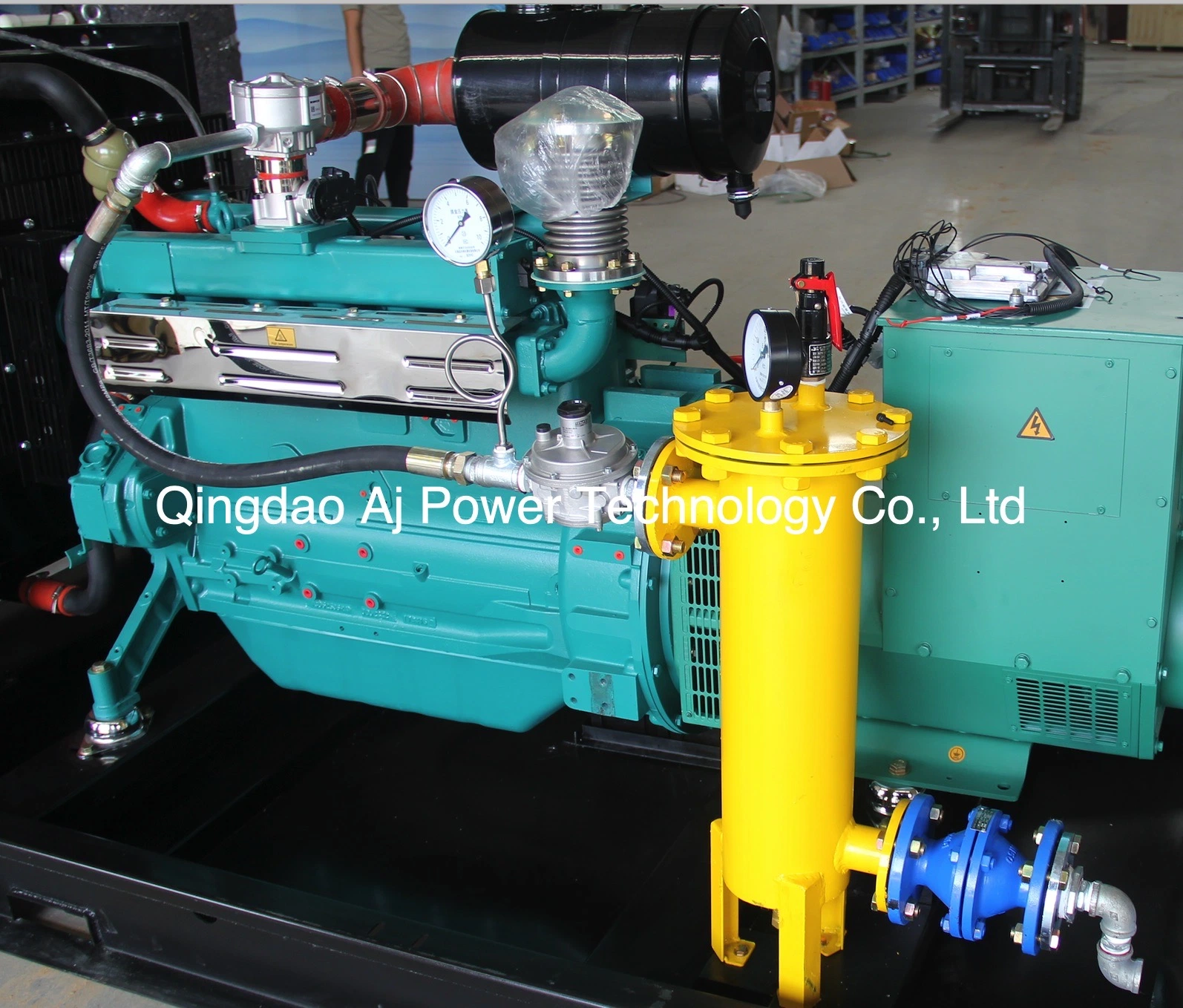 62.5kVA 50kw Natural Gas Genset with Shangchai Sc4ht90d2 Engine