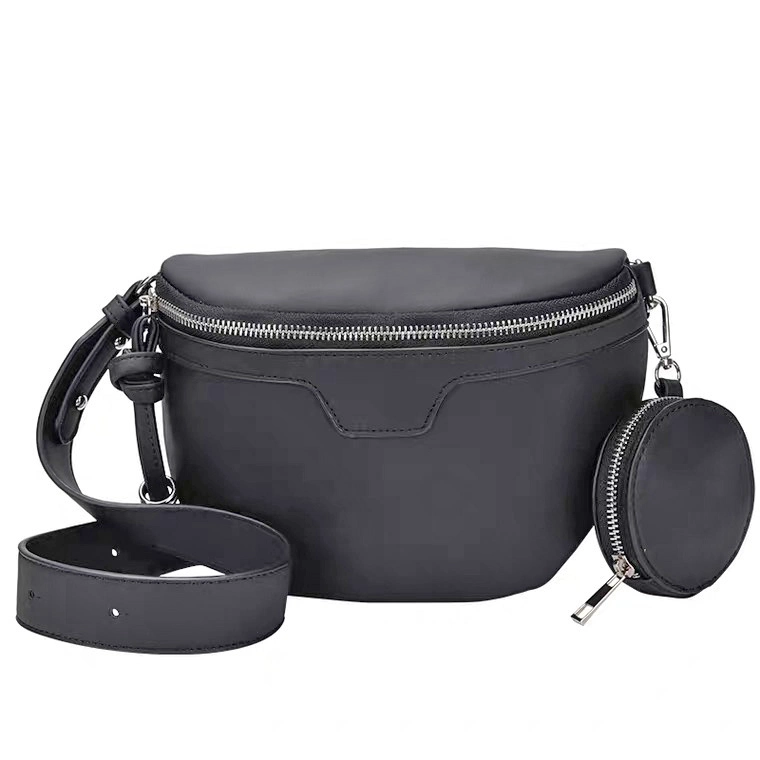 Lady Leisure Sports Waist Bag Fashion Shoulder Bag with Small Wallet
