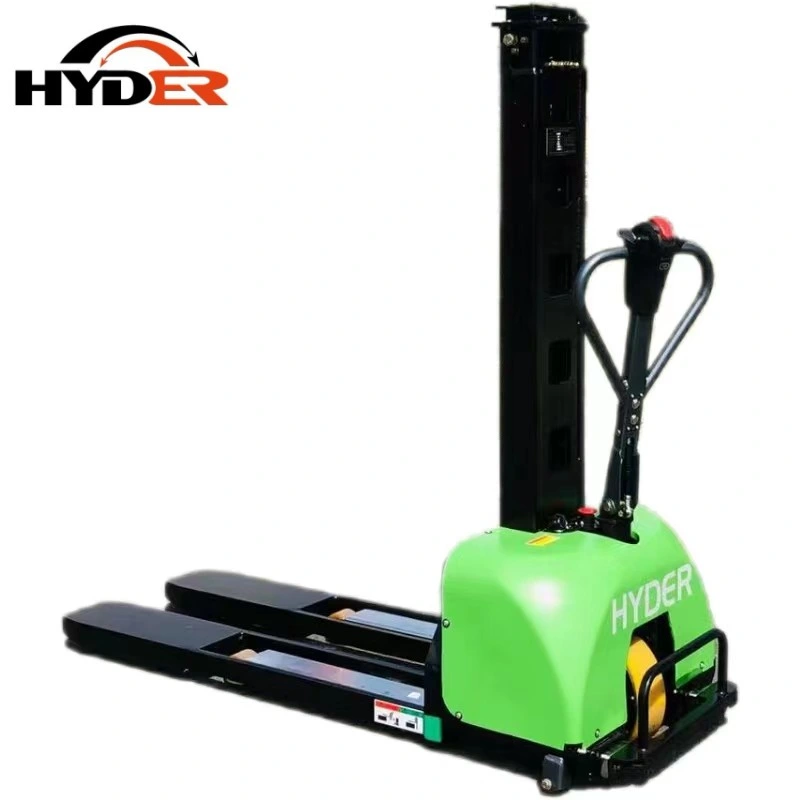 Litio 48V 1000kg AutoLifting Stacker para Palet Van Electric Apilador portátil