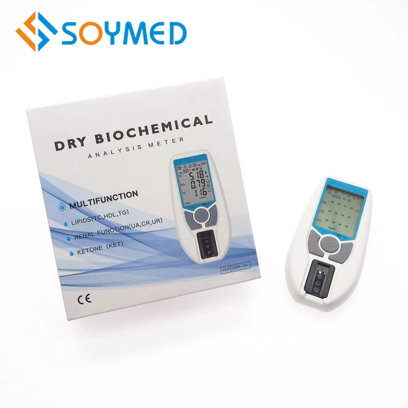 7 en 1 multifuncional digital portátil Medidor de análisis bioquímicos en seco la atención de salud Análisis de la función renal Metro