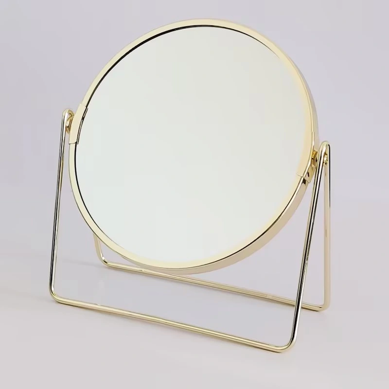 Greenfrom Double Metal Table Mirror 6 Inches Magnifying Desktop Mirror