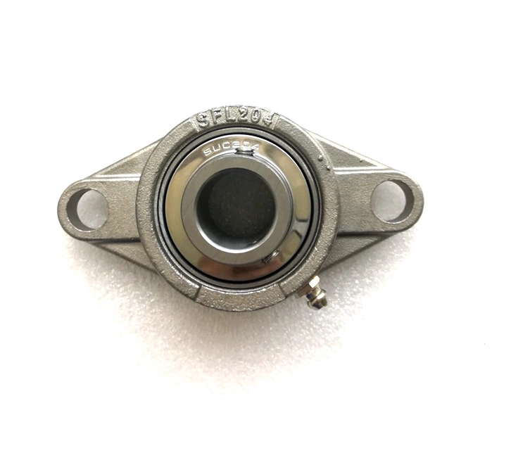 Agricultural Machinery Seat Outer Spherical Bearing Ssucp205 Ssucfl205 Stainless Steel Pillow Block Bearing with Square Seat