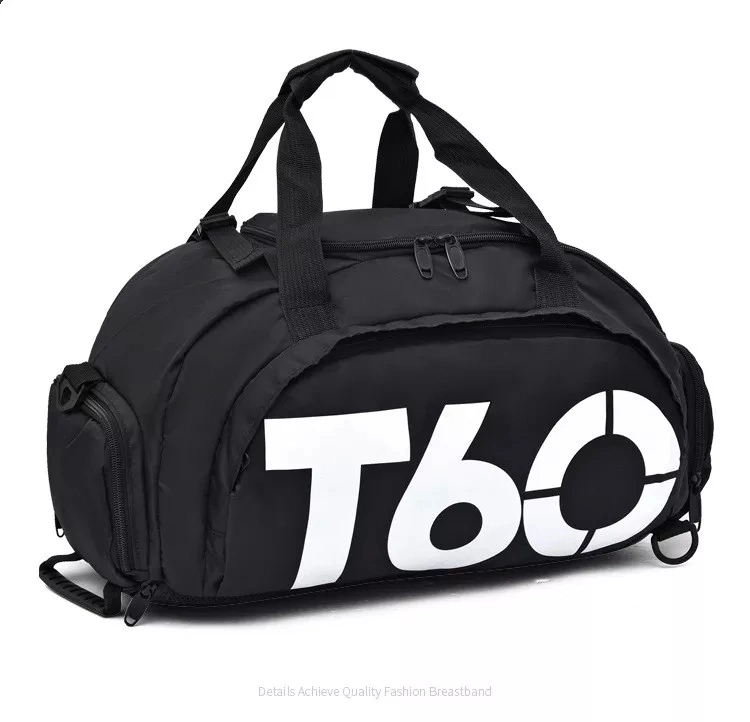 2022 Nova Moda Personalizada Duffel Bag Piscina Fitness Ginásio de Esportes Saco com bolso molhado Sala &amp; Travel Duffel Bag