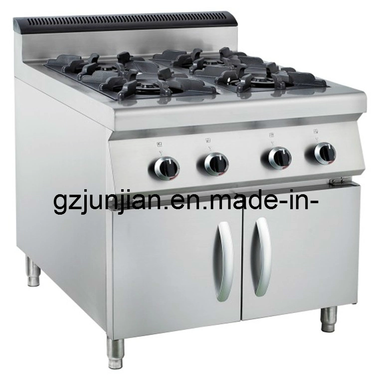 Independiente de pasta de gas de cocina con el gabinete de acero inoxidable Restaurante comercial Pasta automática Máquina de cocina