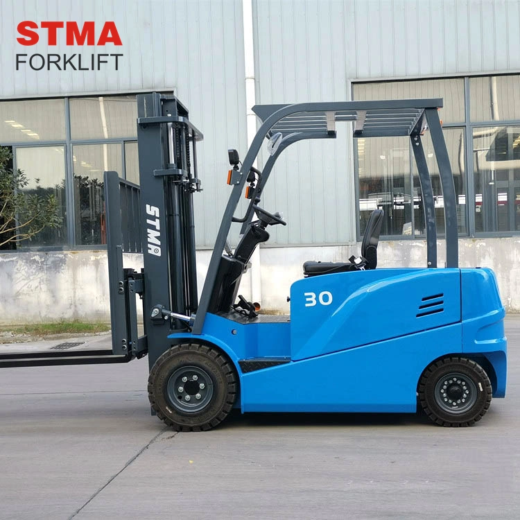 Stma 3ton 6000m Heavy Duty Lithium Battery Operated Hydraulic Outdoor Electric Forklifts Fork Lift Truck Vehice for Cold Room