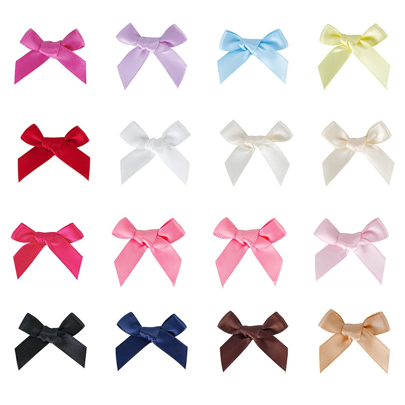 Custom/OEM Handmade Gift Bow Polyester Satin Ribbon Bow Hair Bow Grosgrain Ribbon Hair Bow Accessories Hair Bow