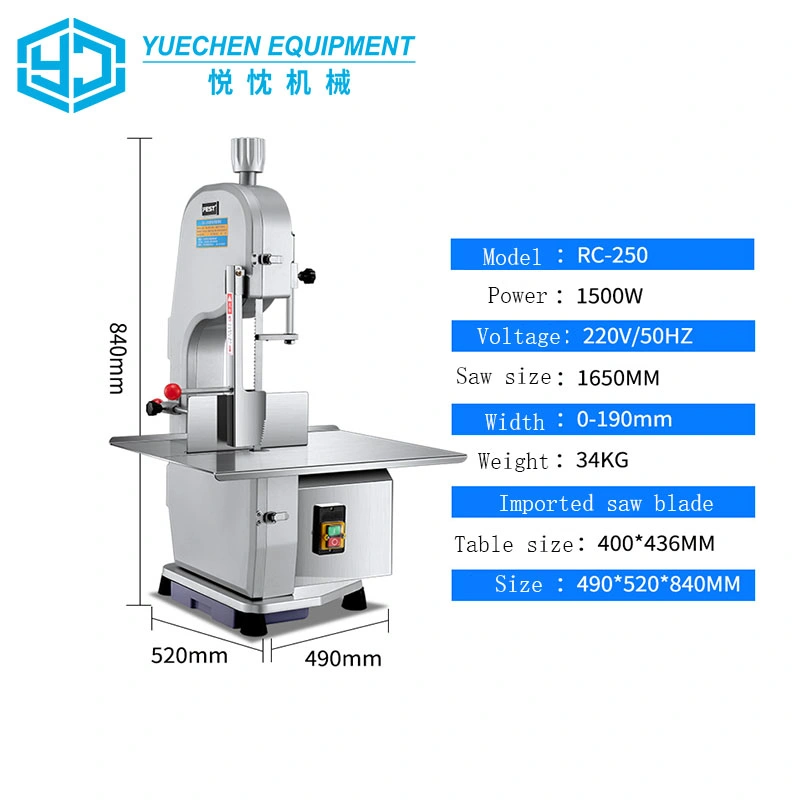 Automatic Electric Saw Chicken Pork Beef Meat Bone Saw Meat Cutting Machine