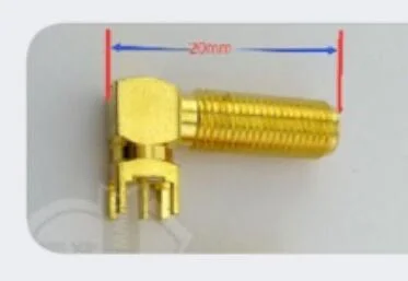 Long Reach SMA Female Connector for PCB Assembly