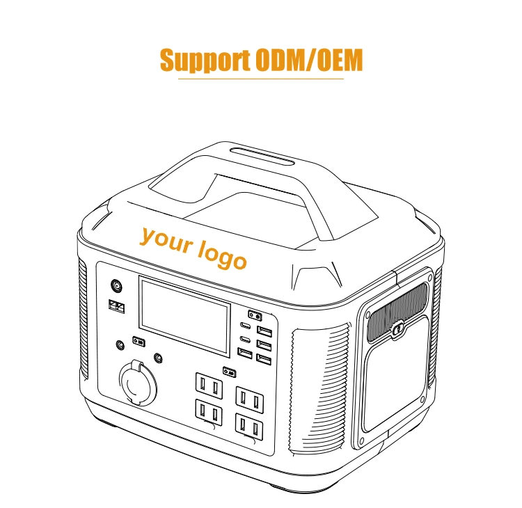 Nextgreenergy 700W Station d'alimentation portable sans fil Stations d'alimentation extérieures portables