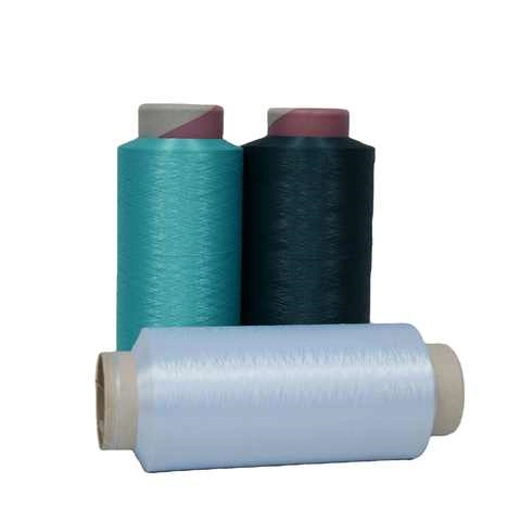 Haute résistance aux couleurs 100 % fils de polyester Dyé de couleur Fils pour tissage de toile de bagages