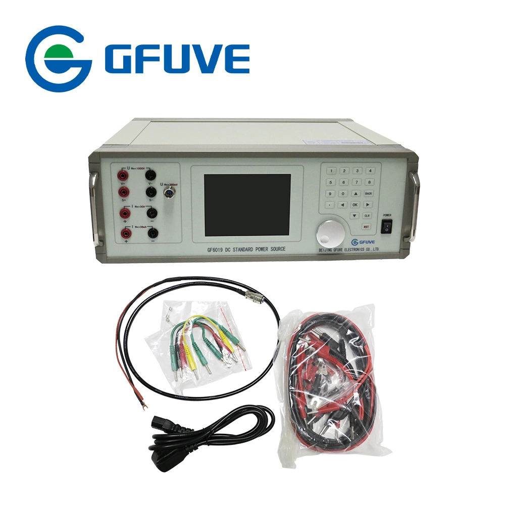 GF6019 Equipo de calibración portátil Fuente de alimentación estándar de CC