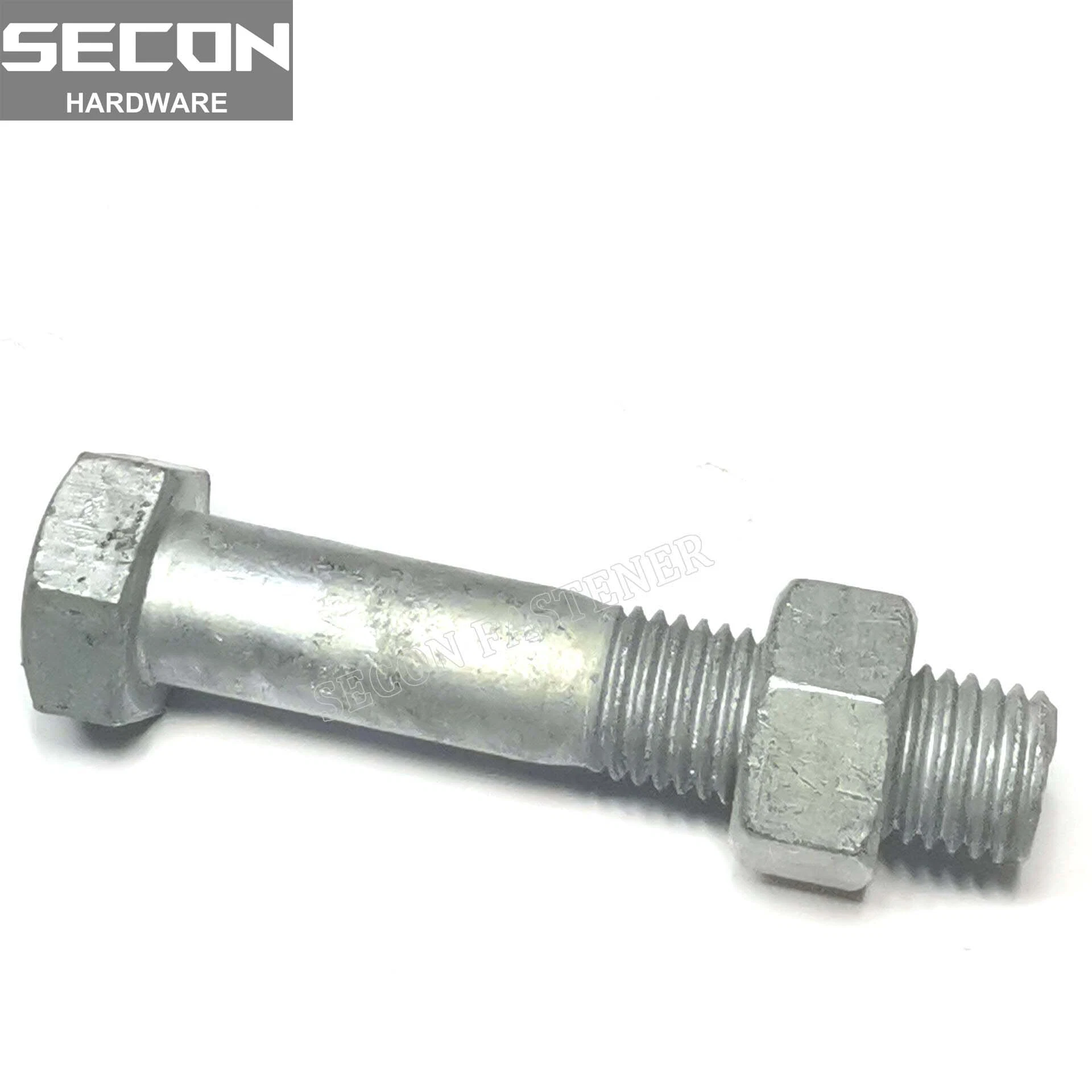 Made in China Customized 8.8 Grade Galvanized Standard DIN933 DIN931 Hexagon Bolt M8*10/12/16/20-150 mm Screw Bolt Fastener