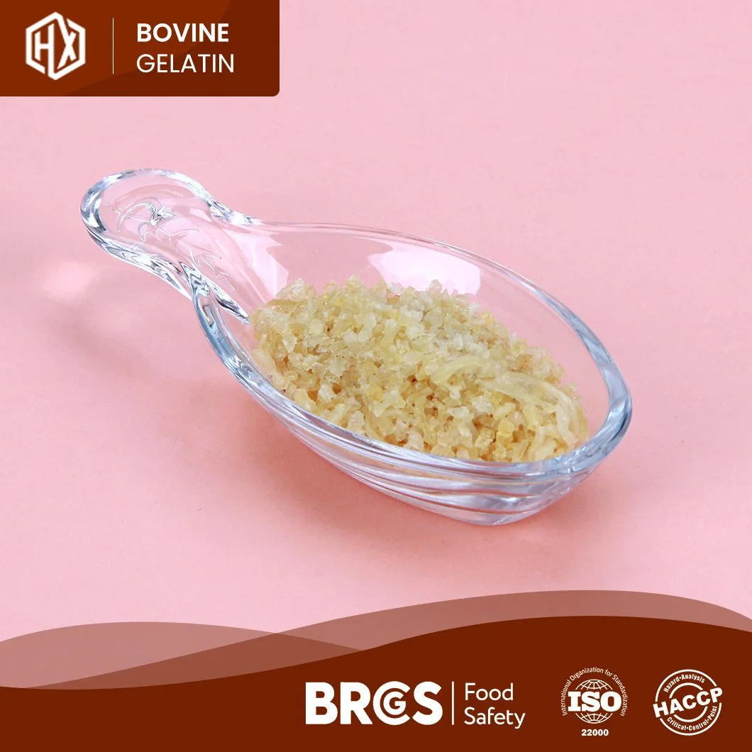 80-300Haoxiang bloom gelatina de pele de bovino comestíveis amostra grátis de pó de gelatina gelatina de pele bovina China Fabricantes High-Purity Grau Alimentício Gelatina de pele de bovino