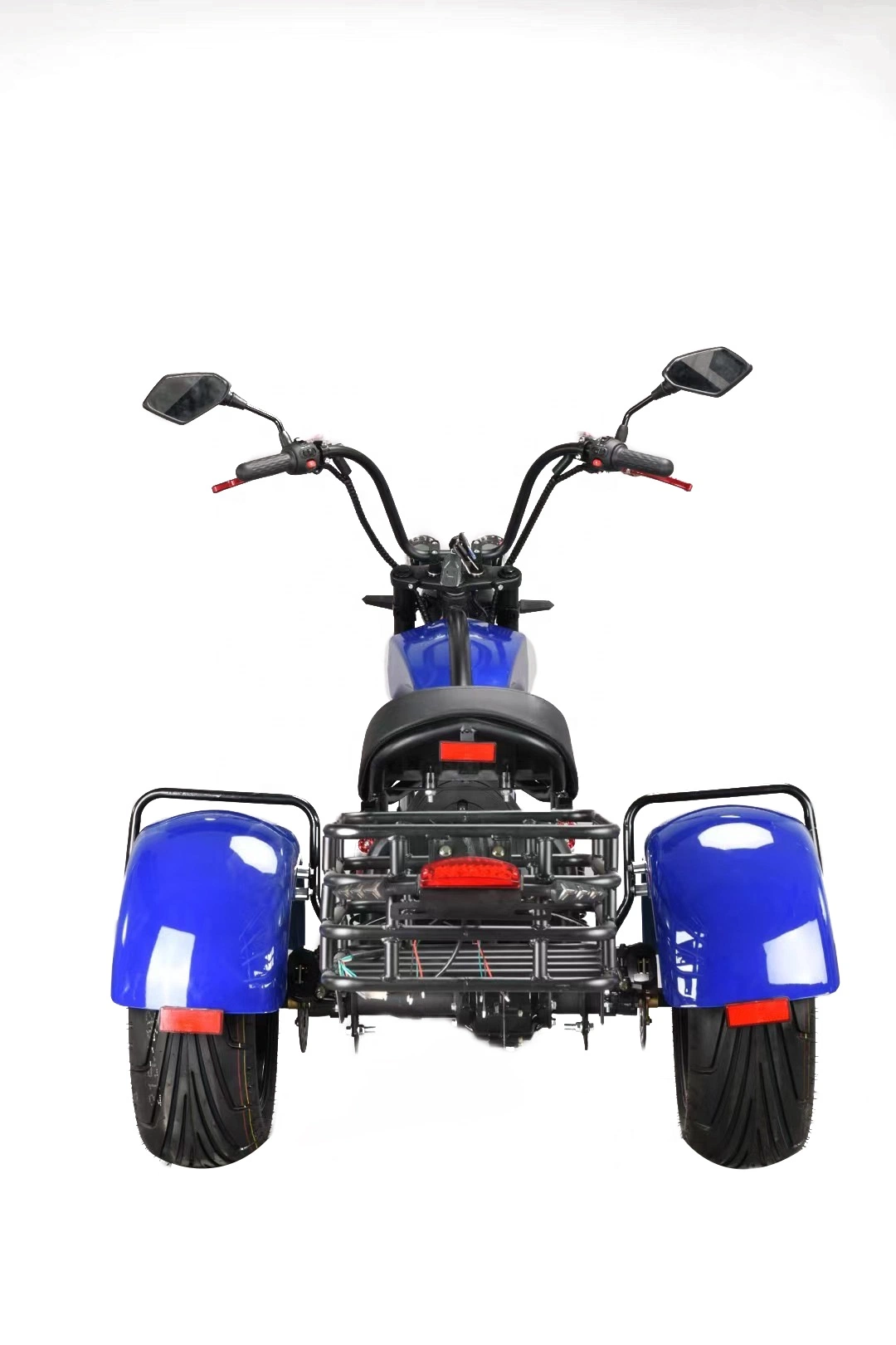 Heißer Verkauf 2000W Off Road Elektro Motorrad Scooter Citycoco Erwachsener Elektro Scooter 3 Rad Fat Fire mit EEC/Coc