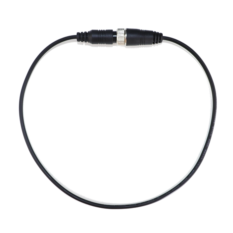 1m 5m 10m 15m 20m 25m/M12 4pin tapón de aviación impermeable Cable de extensión de audio y vídeo de cámara de hombre a mujer Supervisión