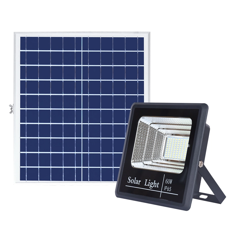 High Bright 60W Solar LED Flood Light LED Lamp Home Energy Saving Power System Sensor Lighting Garden Swimming Pool Wall Outdoor Underwater