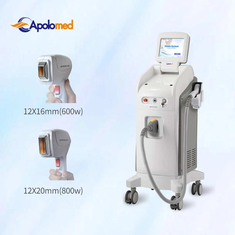 Diode Laser Hair Removal Device Vertical 808nm Diode Laser Pain Free Permanent Hair Removal in Apolomed