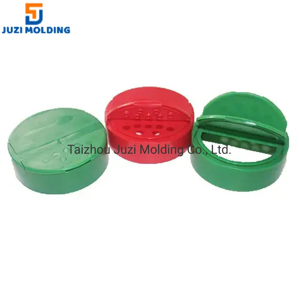 Plastic Injection Double Flip Top Salt Pepper Bottle Cap Mould