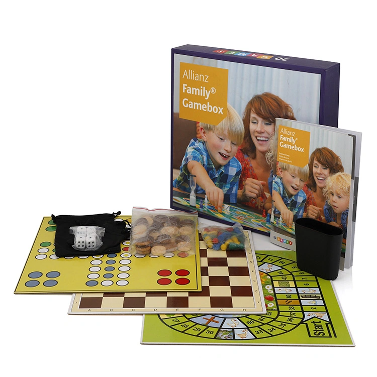 Fabrik-stellt Großverkauf kundenspezifisches Brettspiel-Kind-pädagogische Spielwaren-klassisches Papier Brettspiel dar