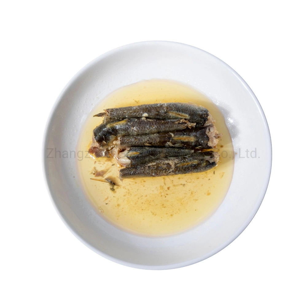 OEM Good Quality Seafood Tin Fish Canned Sardine in Vegetable Oil 125g Easy Open