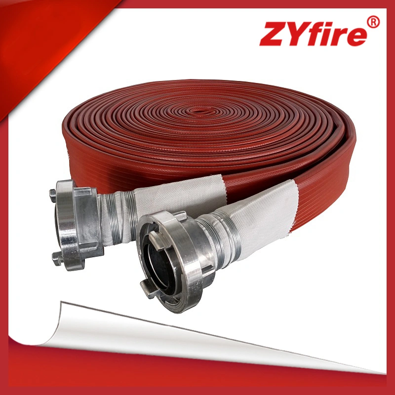 ZyFire BS6391 UL معتمد من المطاط ذو السترة الواحدة، NBR بطانة خرطوم الحريق