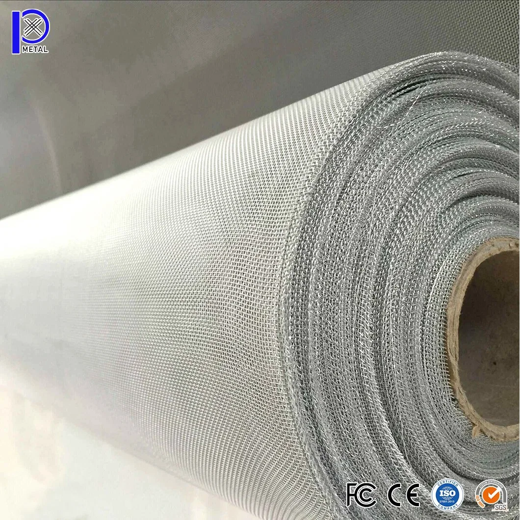 Pengxian Stainless Steel 20X20 Wire Mesh China Suppliers Retractable Window Screens 1.5 X 25 M Security Rat Proof Window Screen