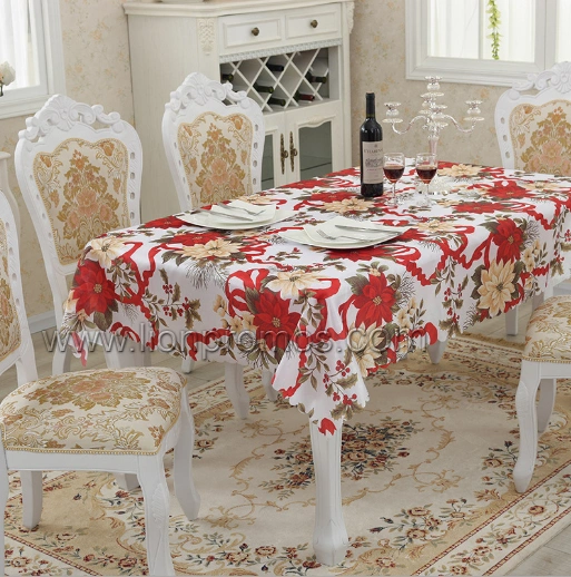 Christmas Xmas Seasoning Dinner Party Table Cloth