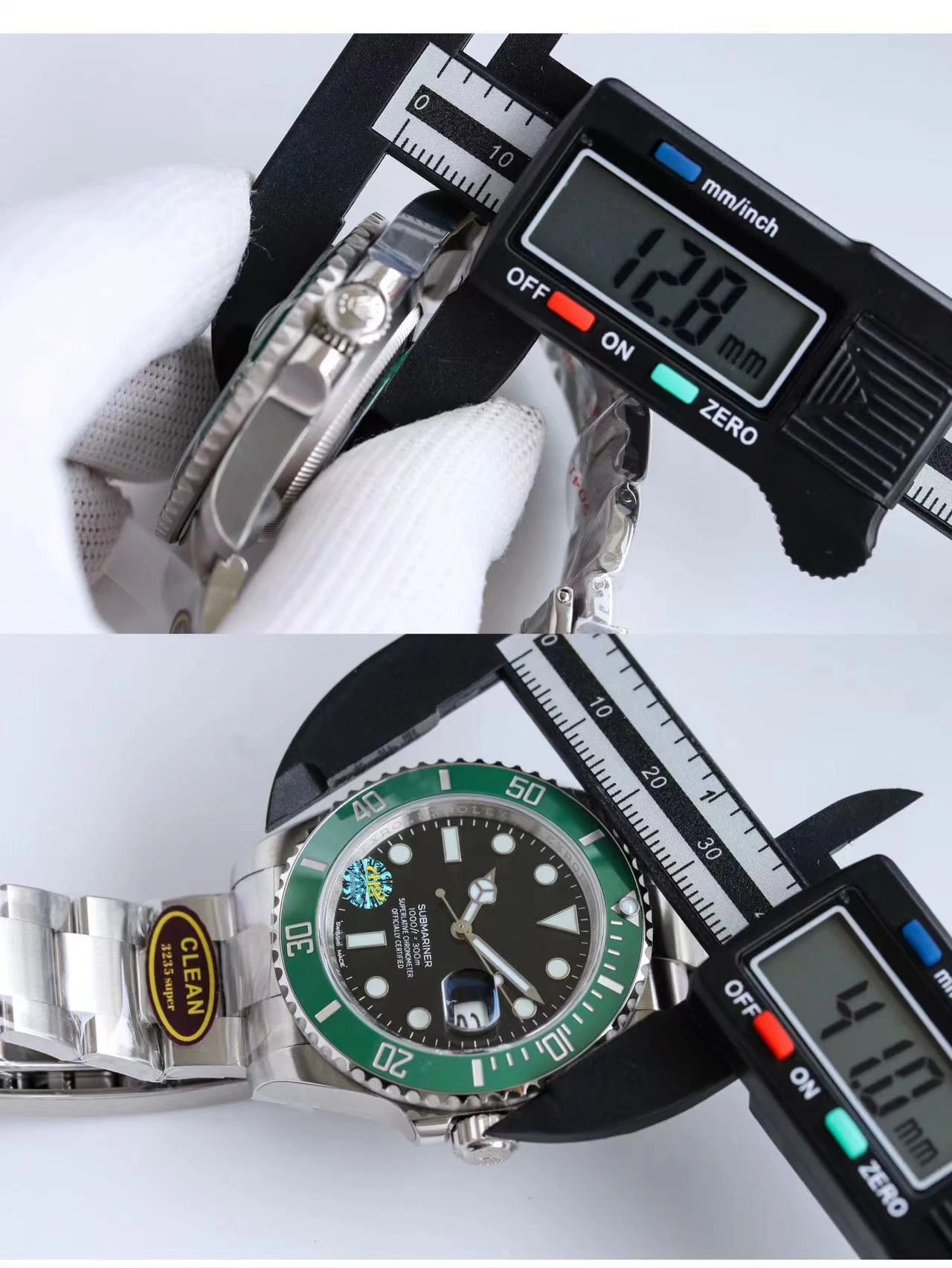 Rolexes's Diamond Watch, Mechanical Watch, Men's Watch, Quartz Watch Green Water Ghost Men Mechanical Fashion Watch