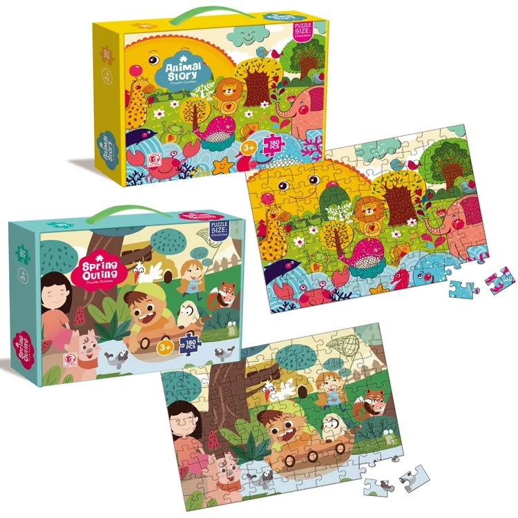 Jigsaw Game Educational Toy Funny Cardboard Puzzle for Kid