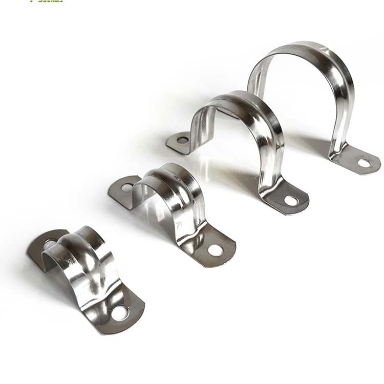 Hot Sale Half Saddle Pipe Clamp Stainless Steel Tube Pipe Clamp with Screw