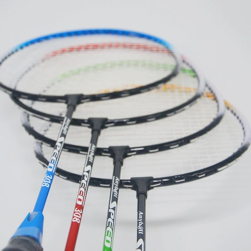 Badminton Rackets Multiple Colors Anyball 308 Model China Brand Hot Seller India Indonesia Vietnam