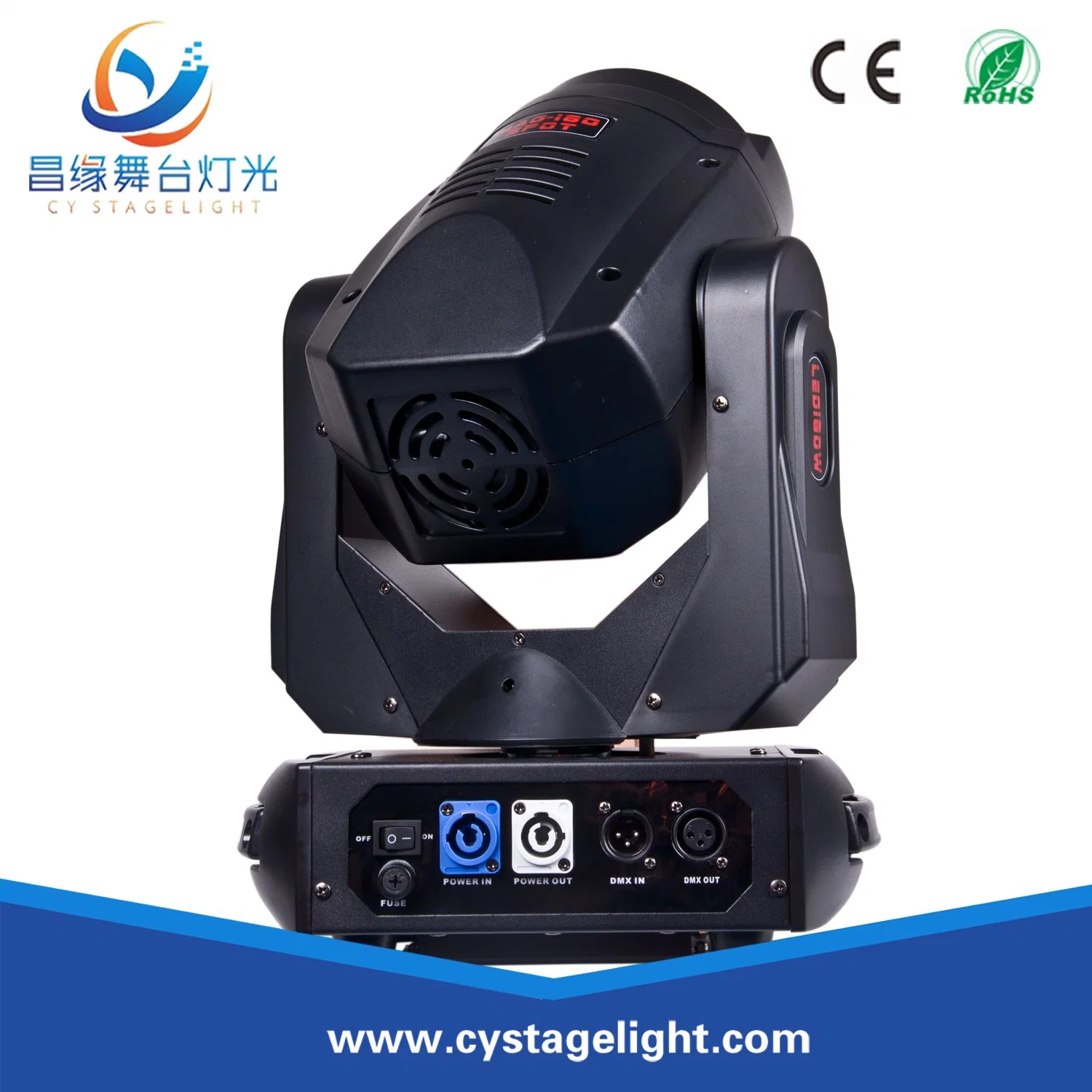 Professional DJ Lighting 180W Spot LED Moving Head Lighting Projector