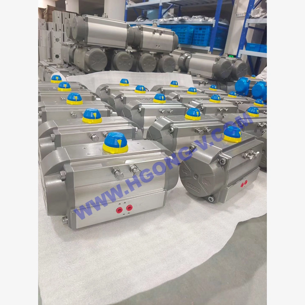 Wholesale/Suppliers Aluminum Double Action Pneumatic Rotary Actuator for Ball/Butterfly Valve Air Torque Pneumatic Actuator