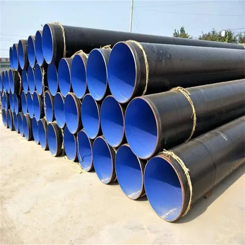 High quality/High cost performance ASTM A53 A369 PE Coated Large Diameter Plastic-Coated Anti-Corrosion Steel Pipe Outside PE Inside Blue Plastic Coated Composite Steel Pipe