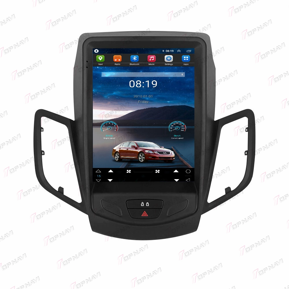 Car DVD Navigation Player e Multimídia para Ford Fiesta 2009 2010 2011 2012 2013 2014 2015