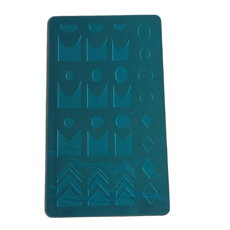 Series Round Metal Nail Design Stamping Plate for Nail Art