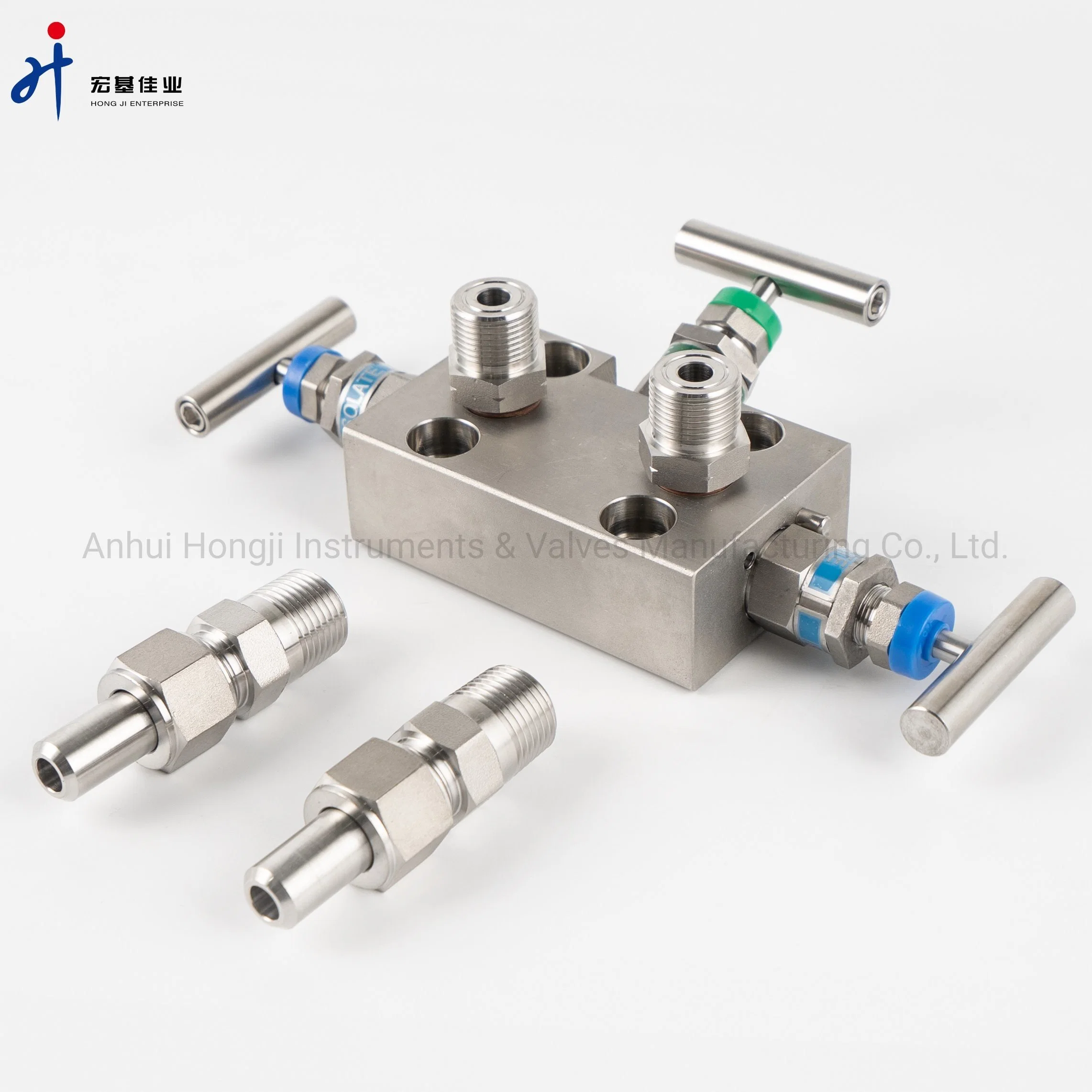 Needle Valve Nanufacture High Pressure 3-Valve Manifolds 6000psi Produce with Stainless Steel 3% off