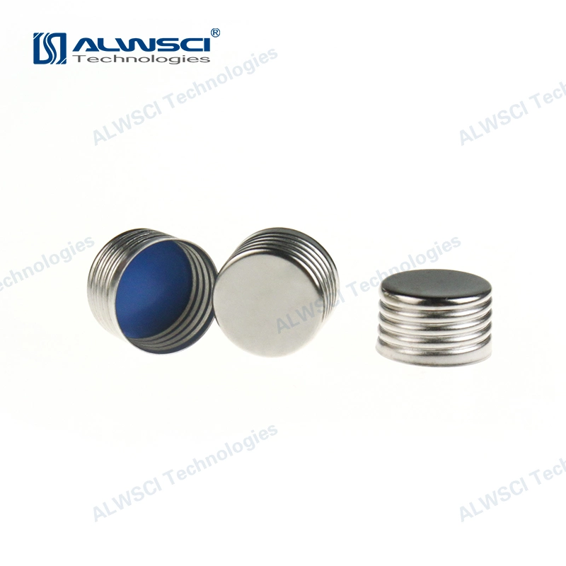 Alwsci ND18 Magnetic Screw Cap for 10ml 20ml Precision Thread Glass Vial