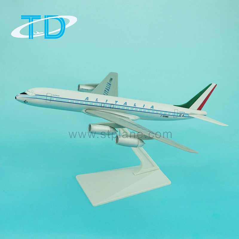 1: 200 23cm Alitalia DC-8-43 Plane Model Innovative Corporate Gifts