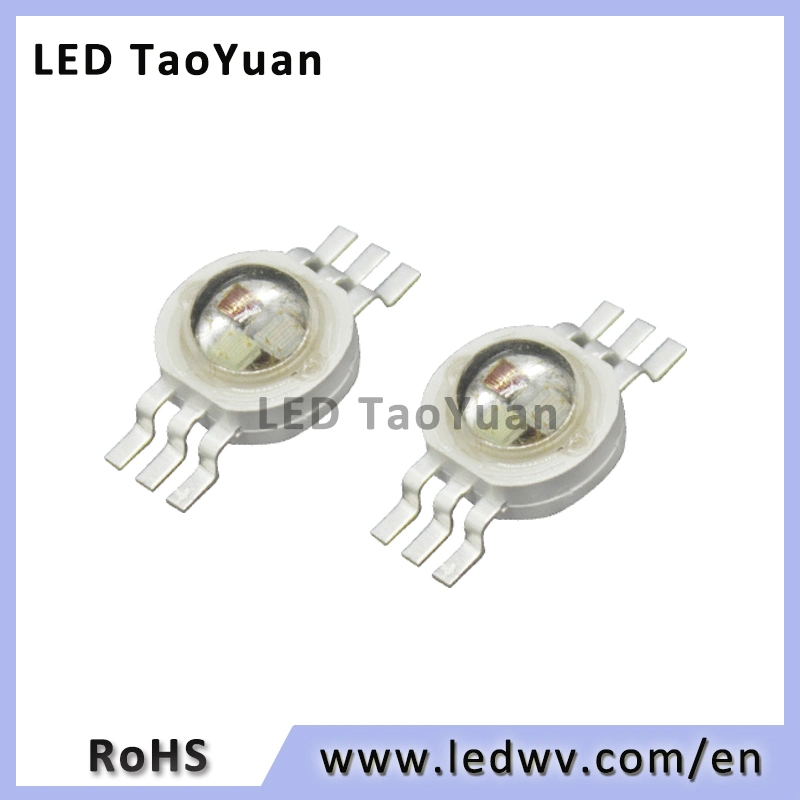 High Lumen 3W 6pin RGB LED Chip for Effect Light