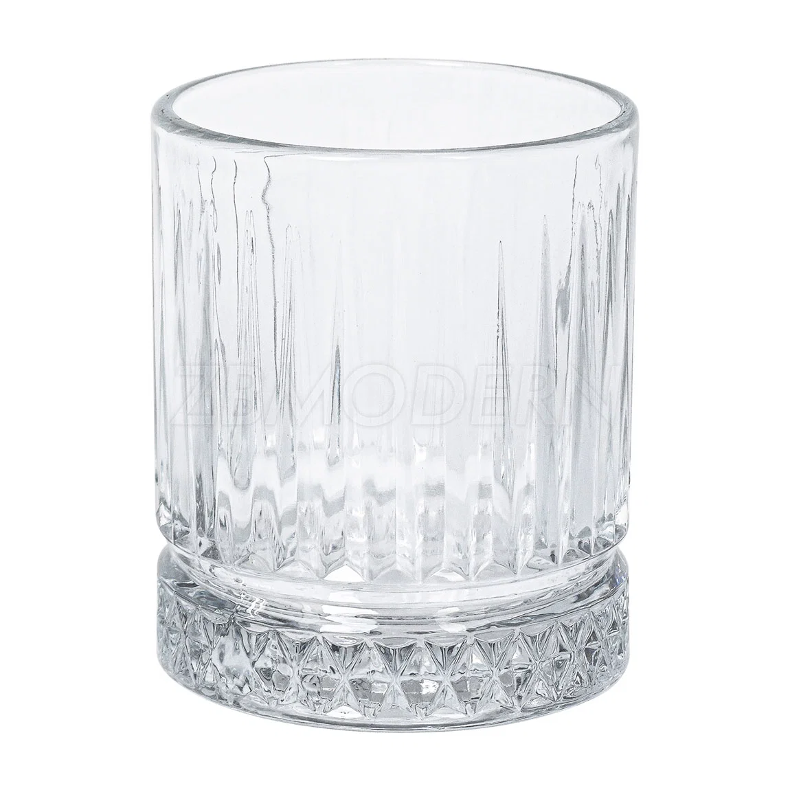 Wholesale/Supplier Vintage Ice Coffee Mugs Afternoon Tea Cups Latte Cup Whiskey Glass with Vertical Strip