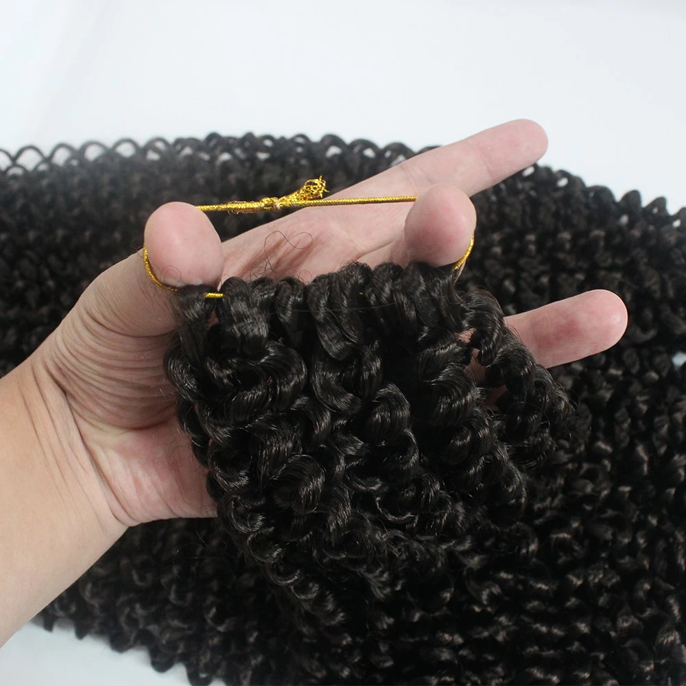 أزياء أفريقية اصطناعية chambet كيناكي شفرى يسخر من عاطفة تمديد الشعر Twist Crochet الشعر موجة المياه