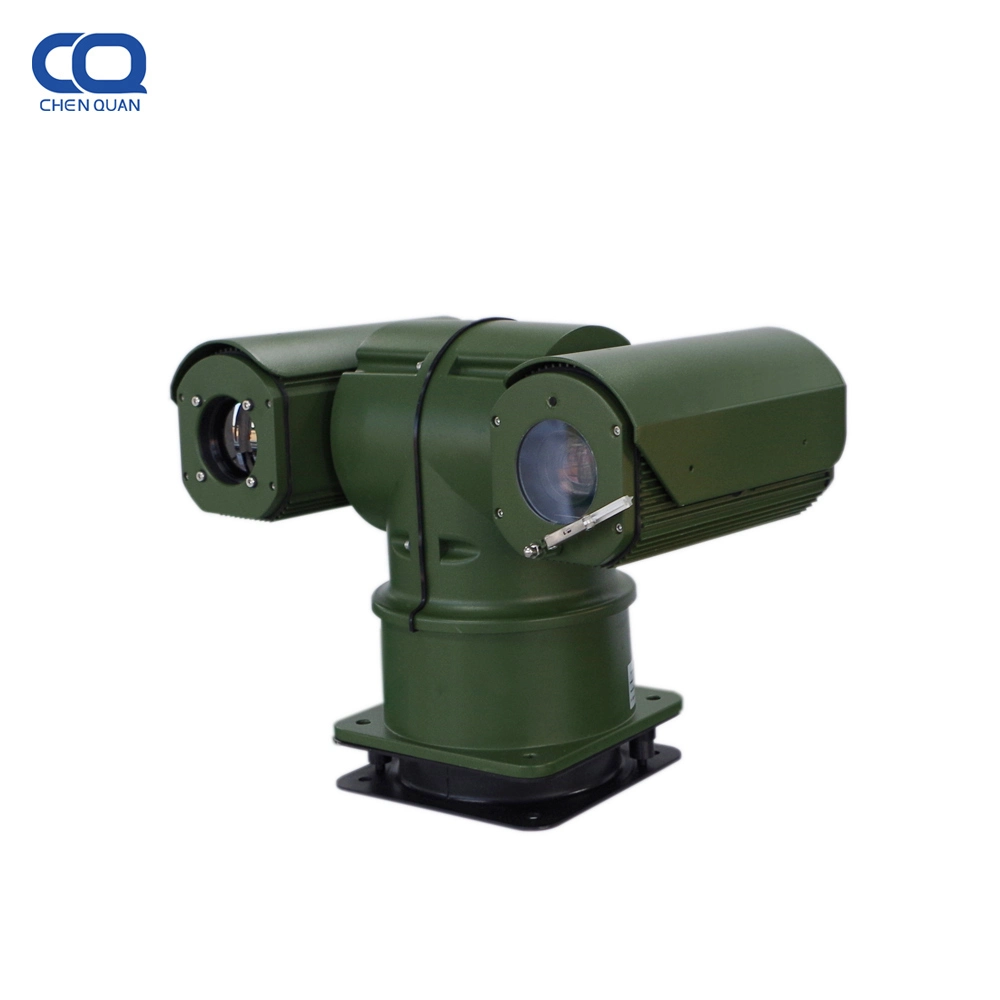 6km 3X Continuous Zoom T Shaped Defog Car Mounted PTZ Daylight Thermal Security Camera for City Safe 384