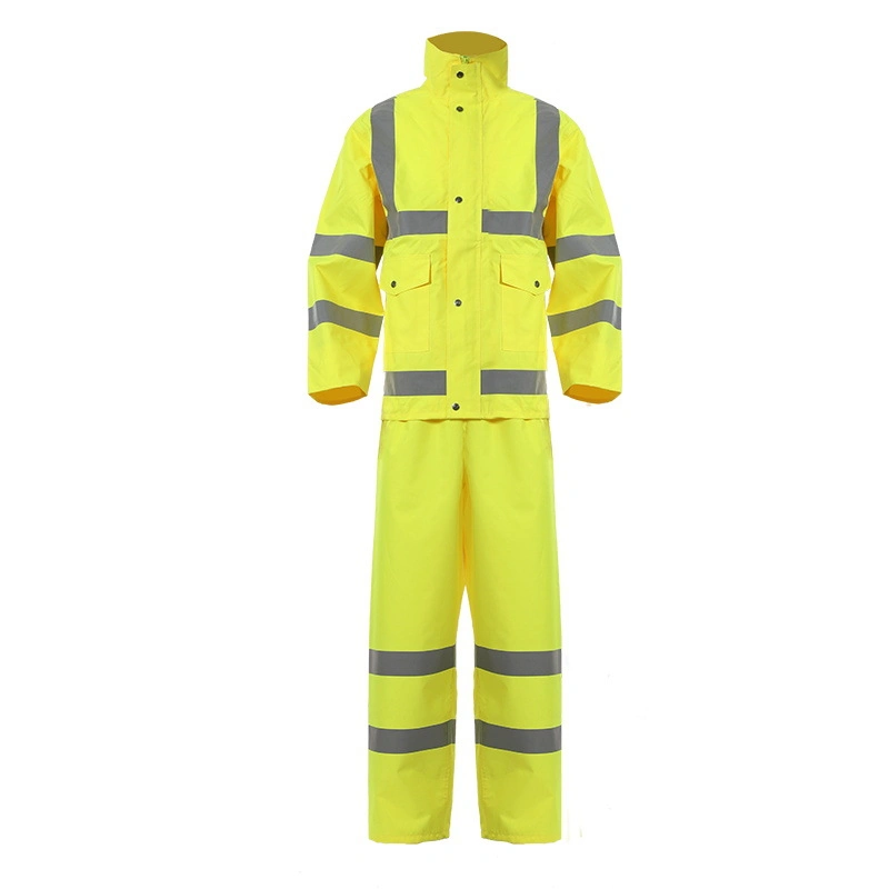 Fabricante Hi Vis Security Reflective Workswear para homem na estrada de vestuário de trabalho T-shirt Refletor de segurança