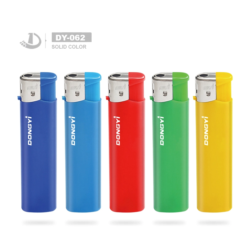 Dongyi Wholesale/Supplier Cheap Price Refillable Transparent High quality/High cost performance Stable Plastic Electric Lighter