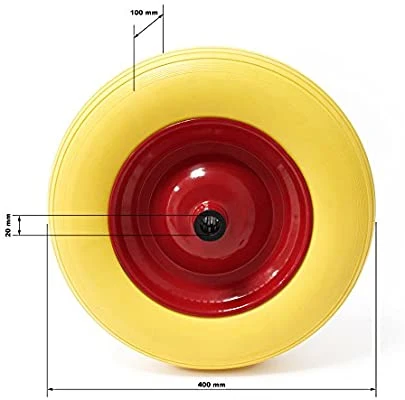 Skystar Color Flat Free PU Foam Hand Trolley Wheel