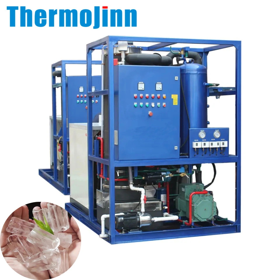 Thermojinn comestible de gran capacidad de hacer hielo de tubo (10 toneladas/día).