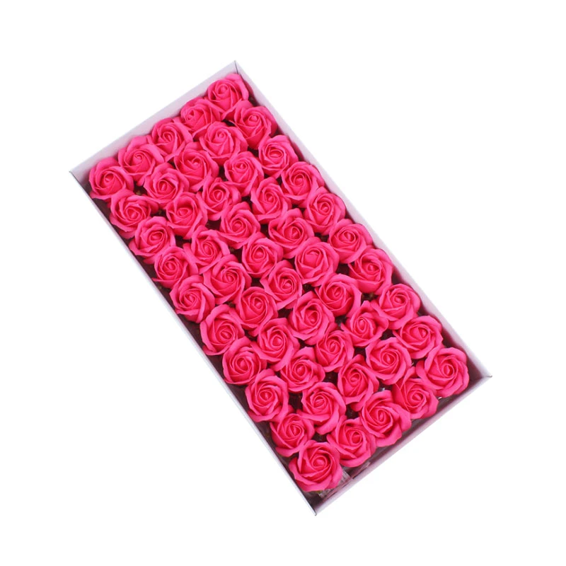 High quality/High cost performance  Wholesale/Supplier Custom 50PCS Roses Paper Soap Natural Handmade Organic Soaps Gift Soap