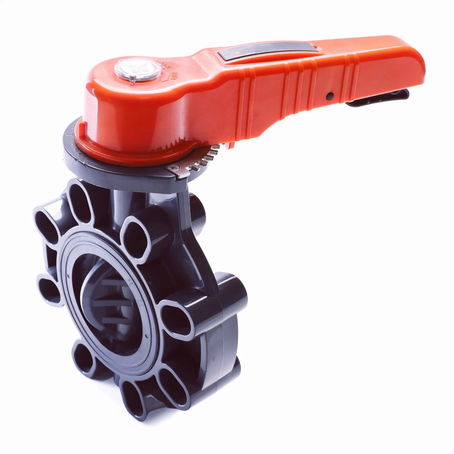 Metal Casting Ductile Iron/Carbon Steel Rubber Seal Manual Butterfly Valve